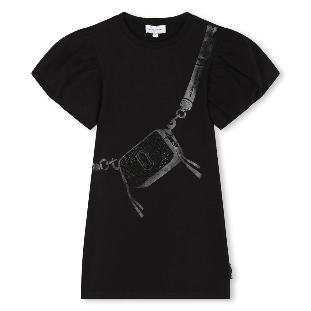 Marc Jacobs Voluminous Snapshot Dress in black